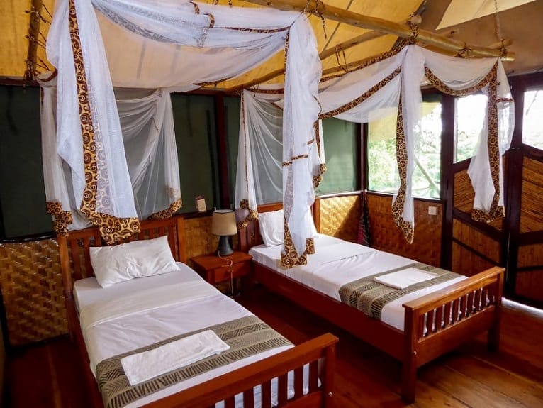Twin Beds at Nature Lodges